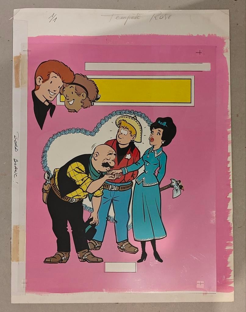 Blue de coloriage Chick Bill, Tibet – Tempête Rose 1978, Boeken, Stripverhalen, Ophalen of Verzenden, Nieuw, Tibet