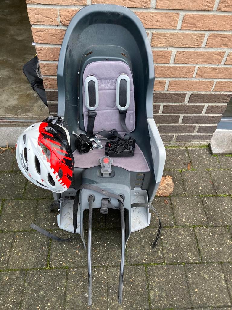 Fietsstoeltje Polisport Guppy, Repose-pieds, Comme neuf, Enlèvement, 9 à 18 kg