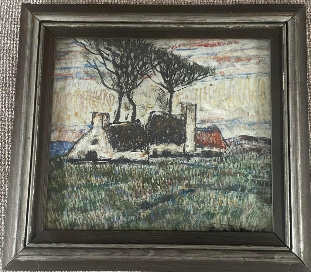 Mooi schilderij Alfons Blomme (hoeve), Ophalen