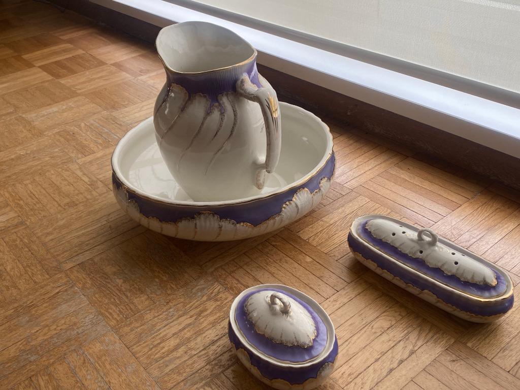 porseleinen lampetstel, Antiek en Kunst, Antiek | Porselein, Ophalen