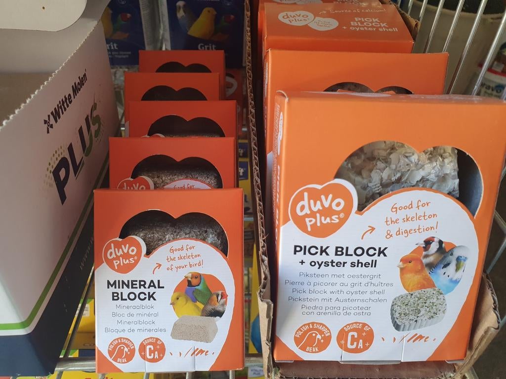 Piksteen ( Pick Block ) Met Oestergrit 200gram Duvo+, Ophalen
