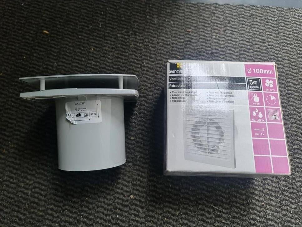 extracteur ventilateur neuve, Bricolage & Construction, Enlèvement ou Envoi, Neuf, Extracteur