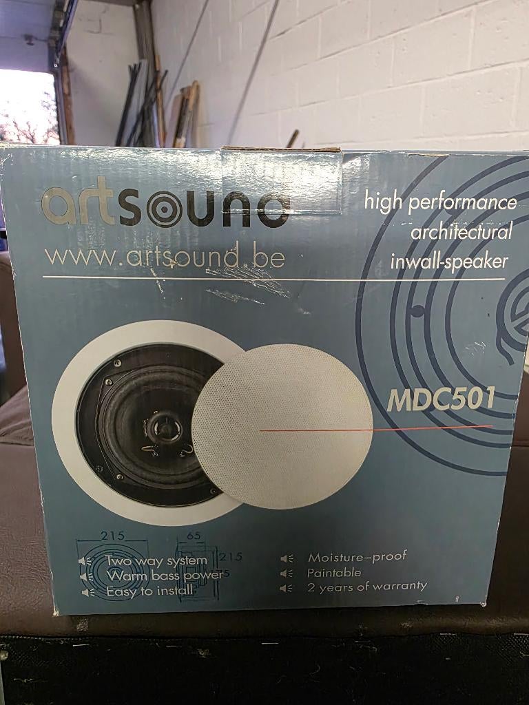 boutique Artsound  Artsound MDC501 Enceinte 70W Blanc, Enlèvement, Neuf, 60 à 120 watts, Autres marques