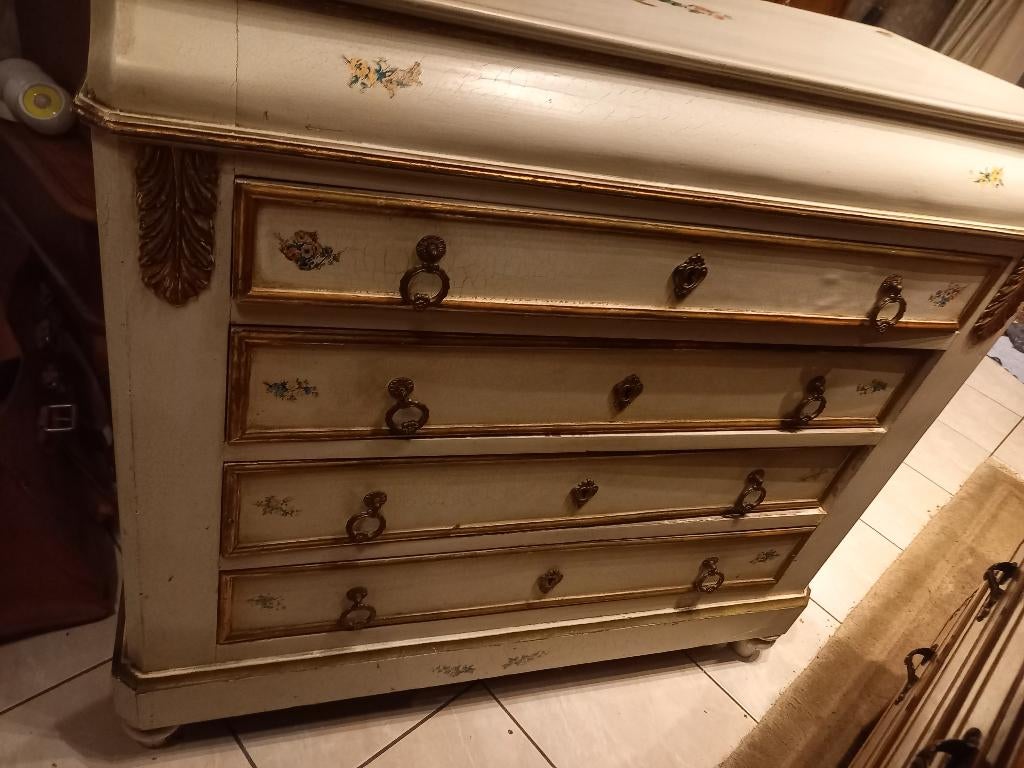 2 commodes avec tiroirs, Maison & Meubles, Armoires | Commodes, 3 ou 4 tiroirs, Enlèvement, Utilisé