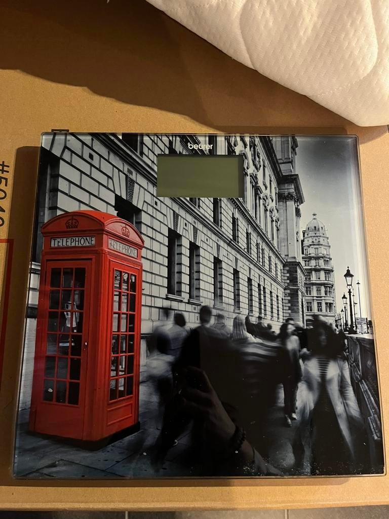Personenweegschaal Londen, Electroménager, Balances, Enlèvement, Comme neuf, Pèse-personne