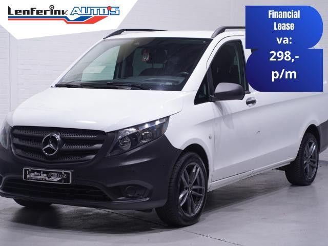 Mercedes-Benz Vito 116 CDI 163 pk Dubbel Cabine Automaat Nav, Automaat, Parkeersensor, Wit, Mercedes-Benz