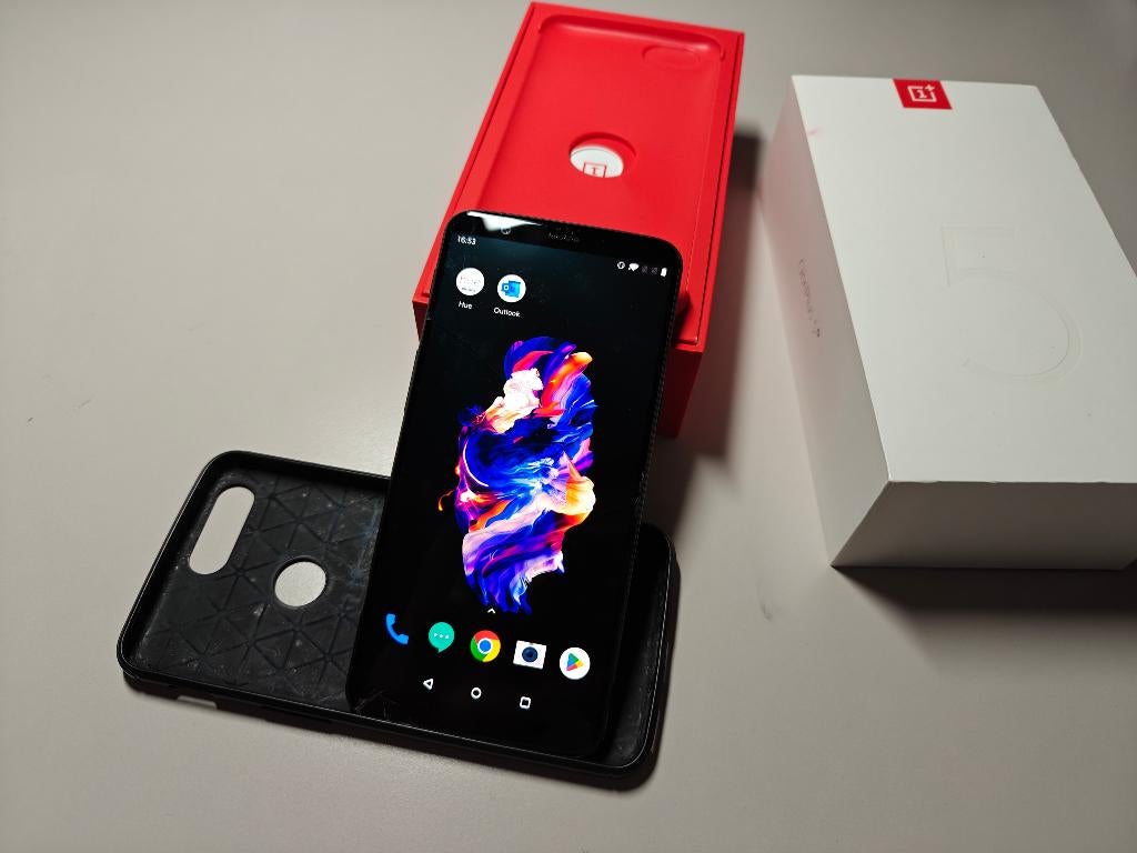 Oneplus 5T, Telecommunicatie, Ophalen, Gebruikt, Zwart, OnePlus