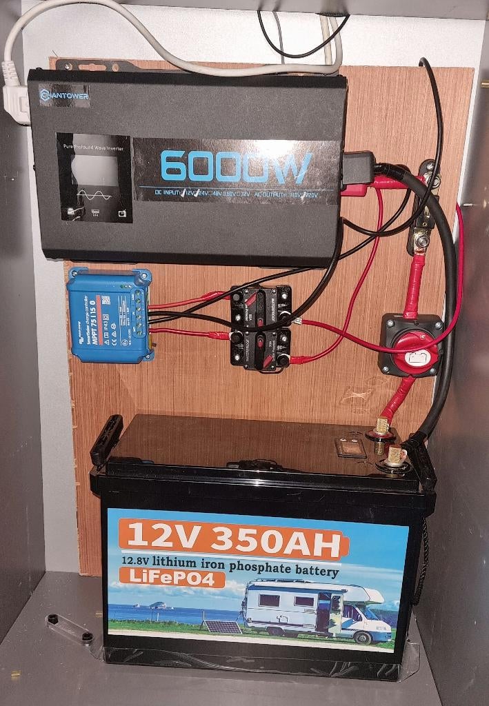 Off Grid zonnepaneel systeem, Caravanes & Camping, Caravanes & Camping Autre, Enlèvement, Comme neuf