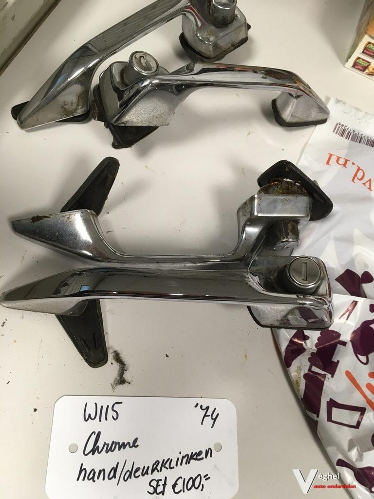 Mercedes bwjr '74  W115 set van 4, Gebruikt, -, Deur, -