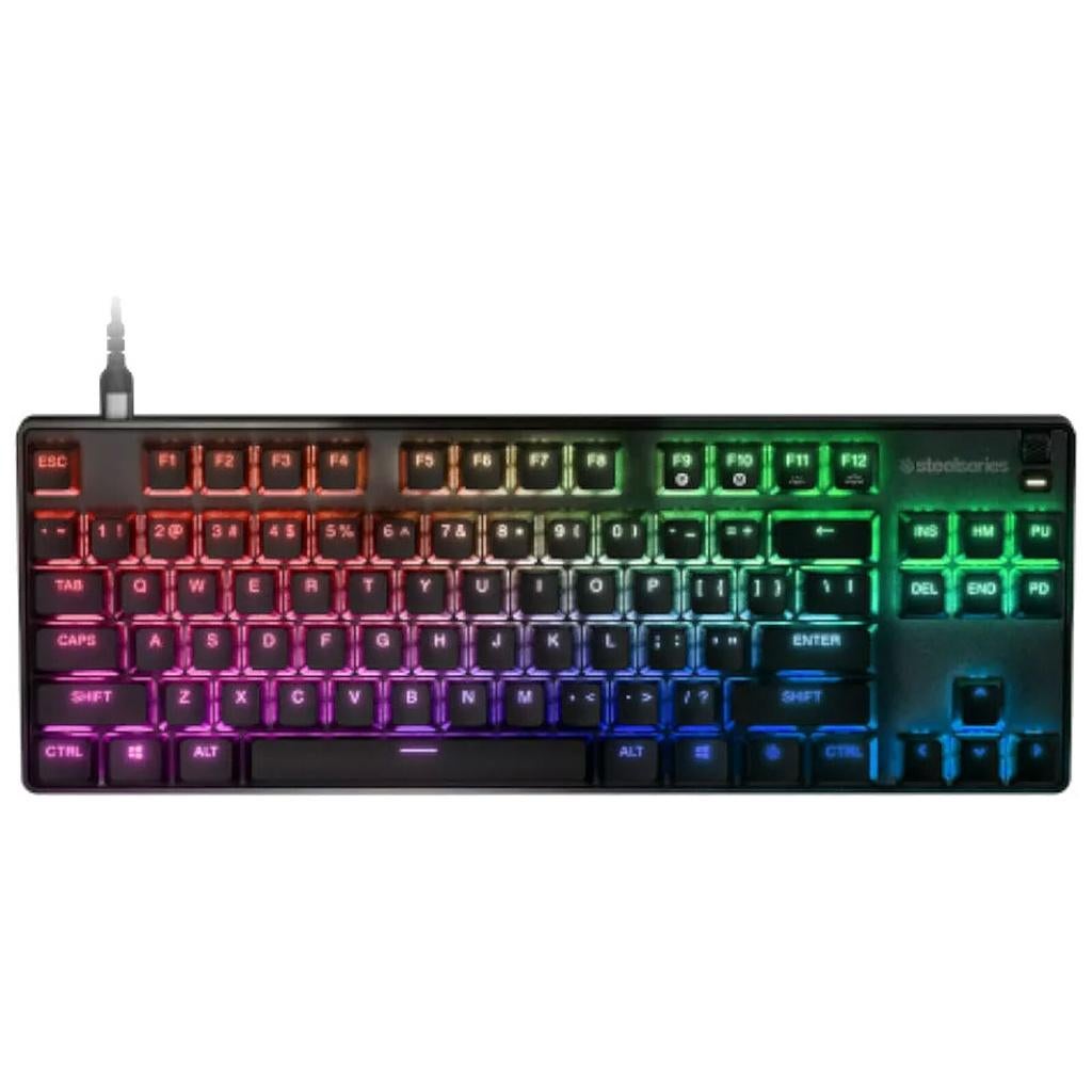 Steelseries APEX 9 TKL - Clavier Switch Optique, Informatique & Logiciels, Claviers, Azerty, Enlèvement, Utilisé, Touches multimédia