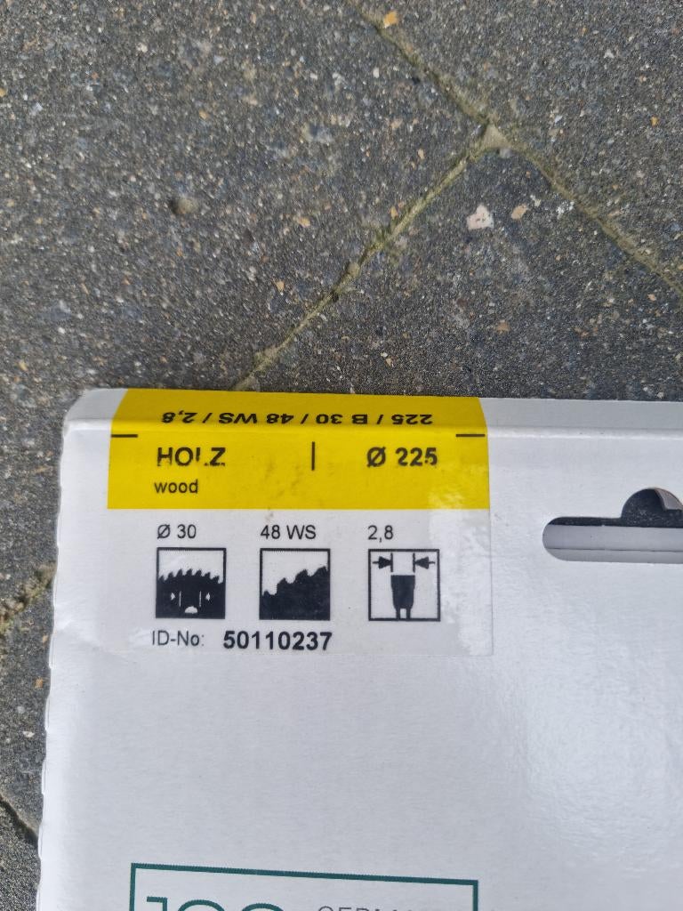 STEHLE – Lame de scie circulaire – 225  2,8 x 30 - 48 dents, Bricolage & Construction, STEHLE, 70 mm ou plus, Comme neuf, Enlèvement