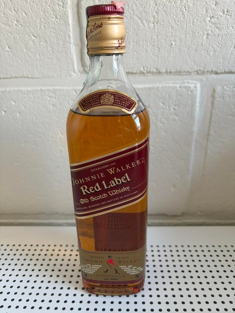 Johnnie Walker Red Label 80s (Old Scotch whisky), Ophalen of Verzenden, Nieuw