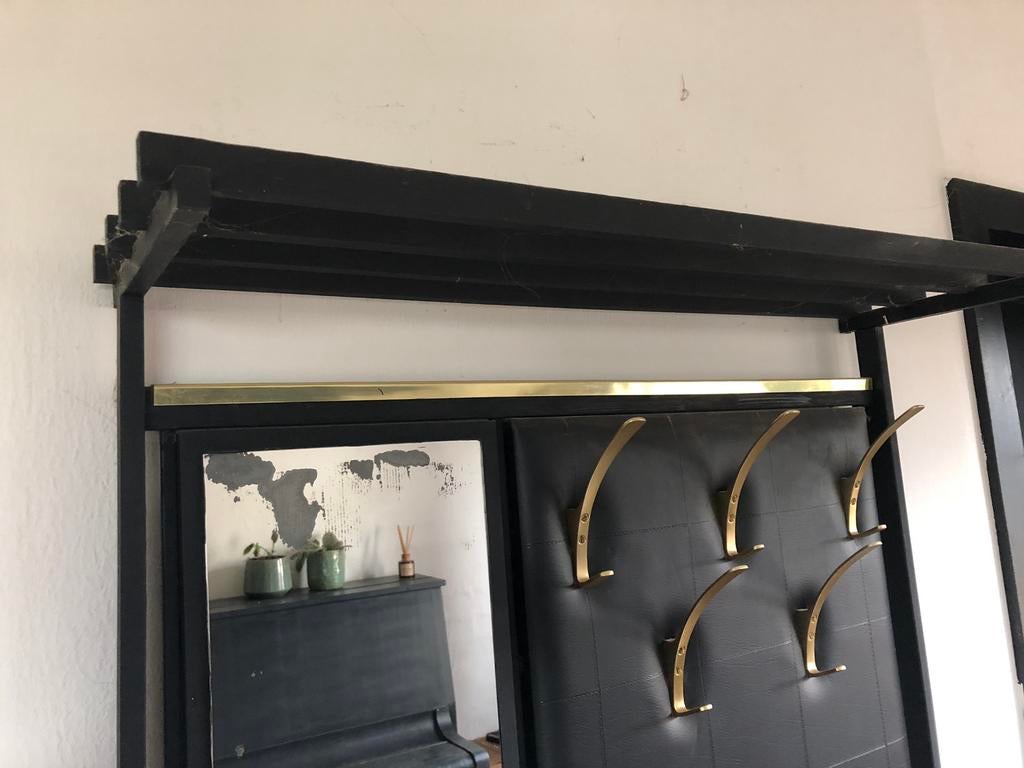 Vintage kast met kapstokken, Ophalen, Gebruikt