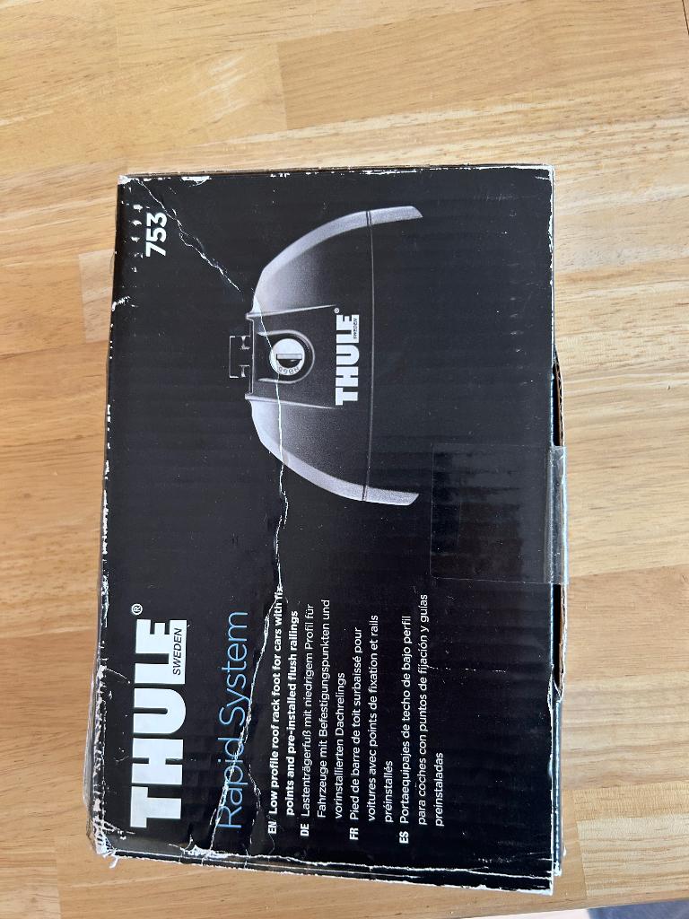 Rails de toit Thule Rapid System 753, Enlèvement, Utilisé