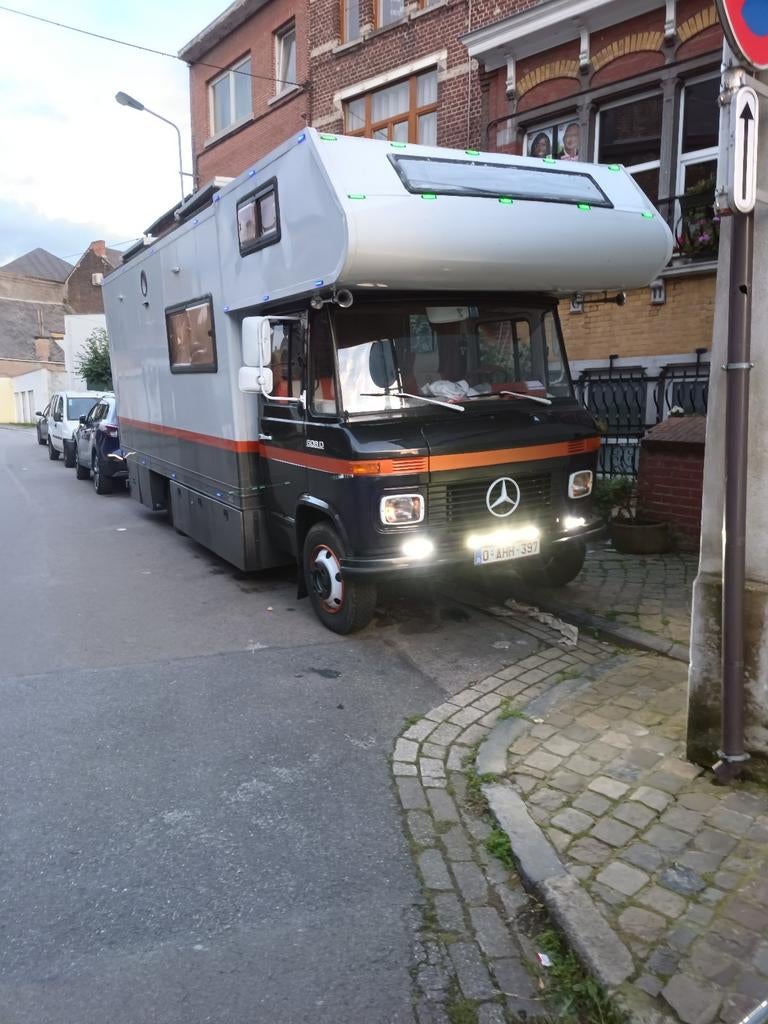 Mercedes 608 le Camping-car C, Caravanes & Camping, Roue de secours, Électrique, Mercedes