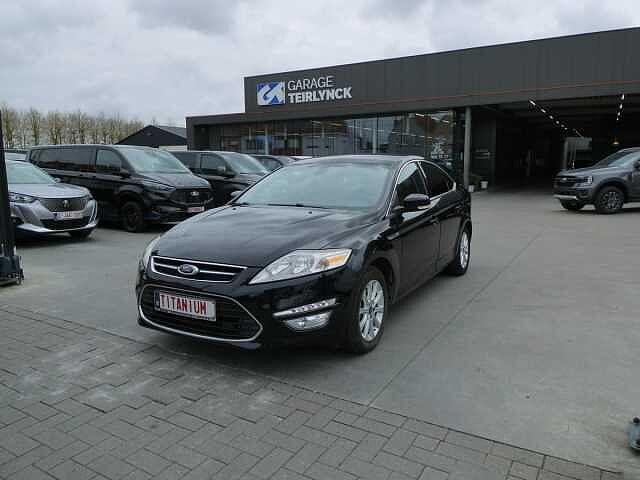 Ford Mondeo 5d 1.6 TDCi 115pk Titanium Luxe Leder Trekhaak, Auto's, Ford, Euro 5, Mondeo, USB, Zwart