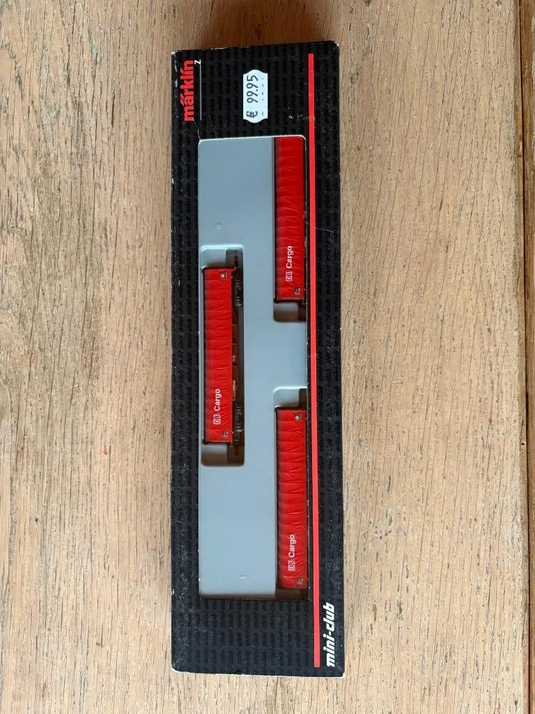 Märklin Mini-Club goederenwagens DB Cargo (3 st) – Z-schaal, Hobby en Vrije tijd, Ophalen, Gebruikt, Märklin