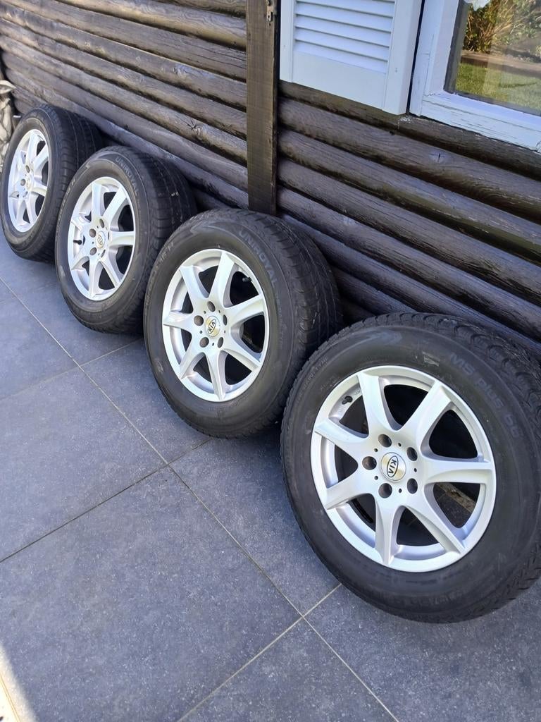 Mooi Winterset steek 5x114,3  16 inch, Auto-onderdelen, Ophalen, 16 inch, Winterbanden