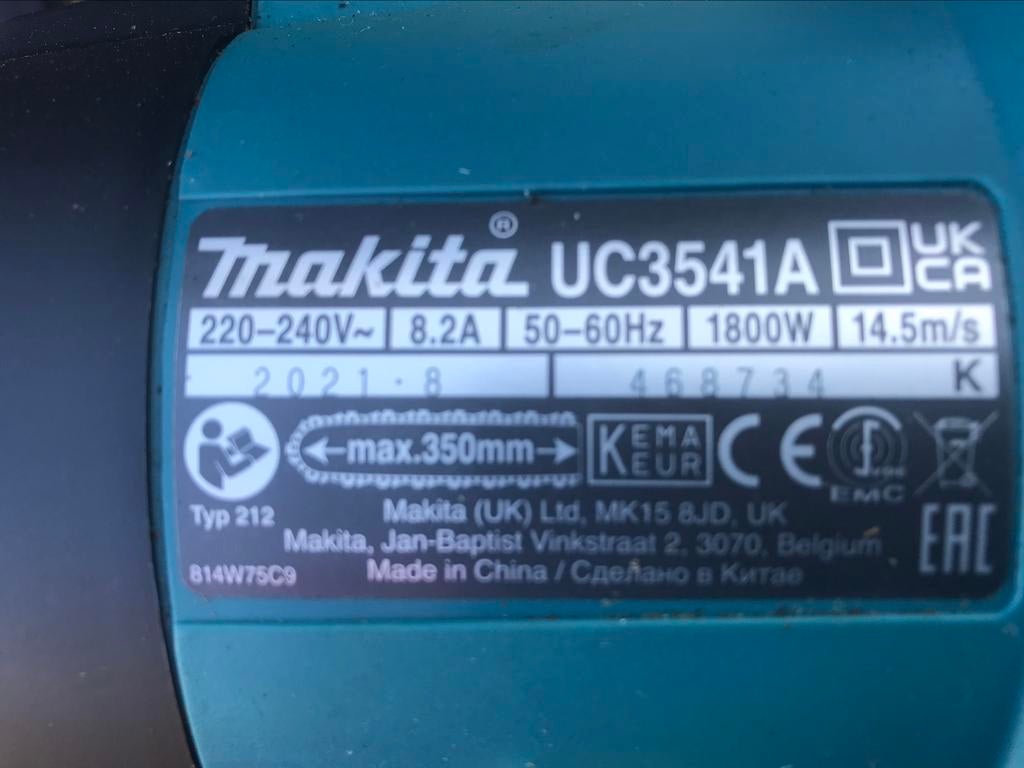Makita ketttingzaag, Doe-het-zelf en Bouw, Gereedschap | Machine-onderdelen en Toebehoren, Ophalen of Verzenden, Nieuw