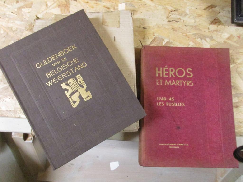 guldenboek van het verzet + hero et martyrs, Boeken, Ophalen of Verzenden