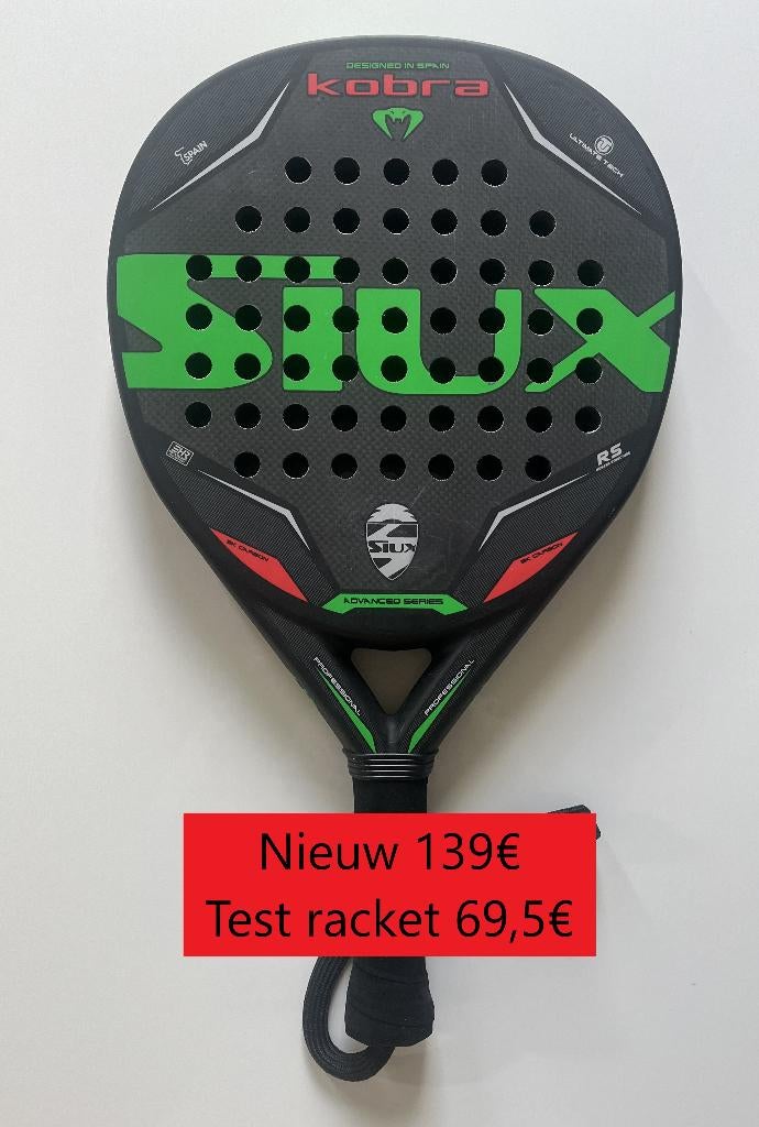 Siux Kobra padel racket, Enlèvement ou Envoi, Comme neuf, Raquette de padel