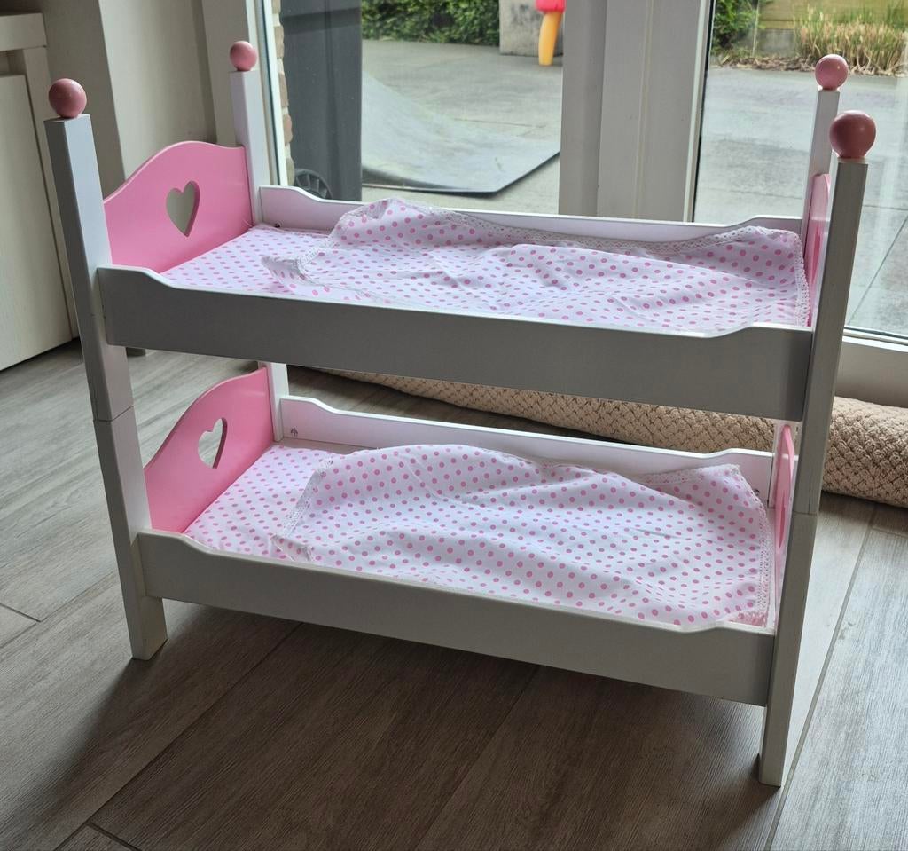 Poppenbed - stapelbed poppen, Ophalen