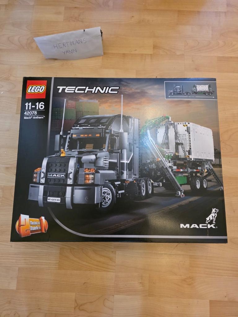 Lego Technic Mack Anthem (42078), Lego, Nieuw, Ophalen of Verzenden, Technic
