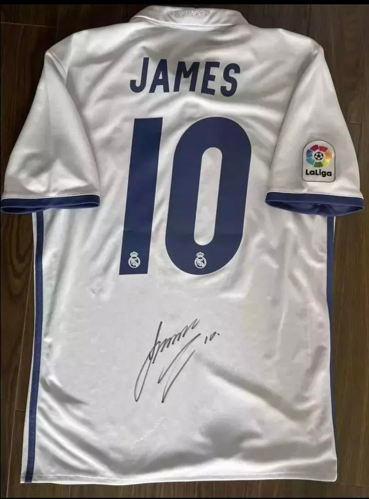 Real Madrid - James Rodriguez shit gesigneerd, Verzamelen, Ophalen of Verzenden, Shirt
