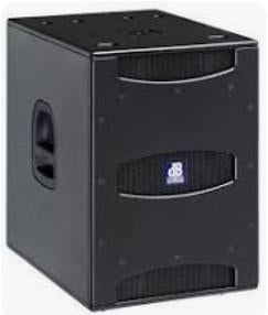 Gezocht DB Technologies Sub 15D, Audio, Tv en Foto, Gebruikt, Overige typen, 120 watt of meer, Ophalen