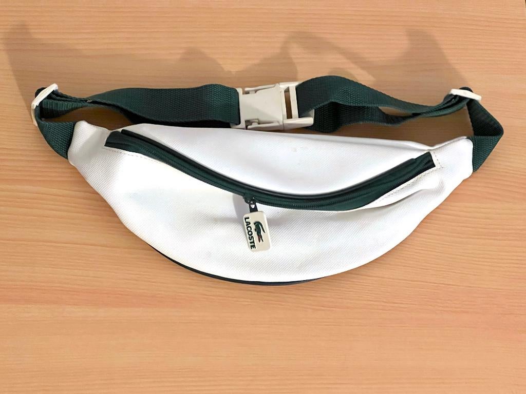 Sacoche banane Lacoste (1990's), Enlèvement ou Envoi, Comme neuf, Blanc, Autres marques