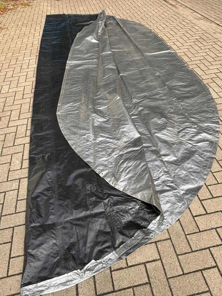 PE Afdekzeil maat 610 x 410, Ophalen, Zo goed als nieuw, Afdekzeil