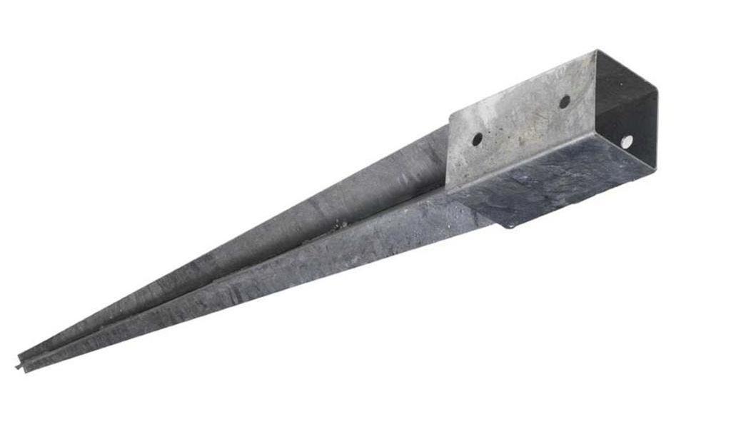 Grondpin voor paal of poort., Tuin en Terras, Ophalen of Verzenden, Nieuw, Palen