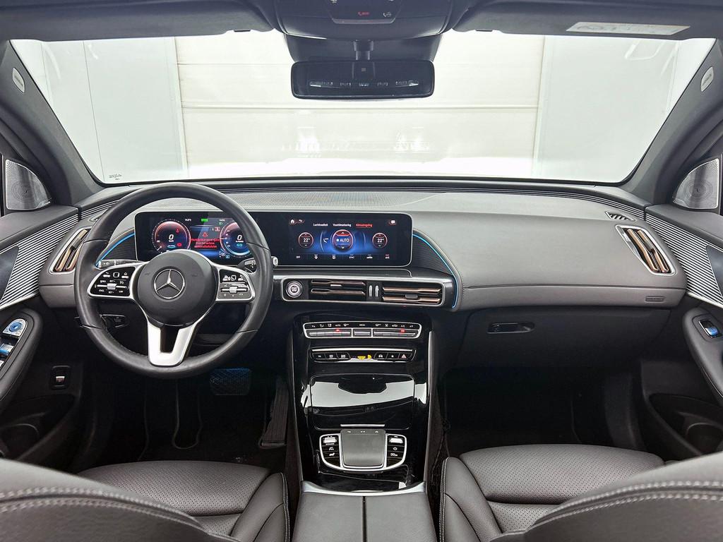 Mercedes-Benz EQC-Klasse 400 4MATIC SUV Luxury Line | Panora, Auto's, Mercedes-Benz, Automaat, Stof, Zwart, 80 kWh