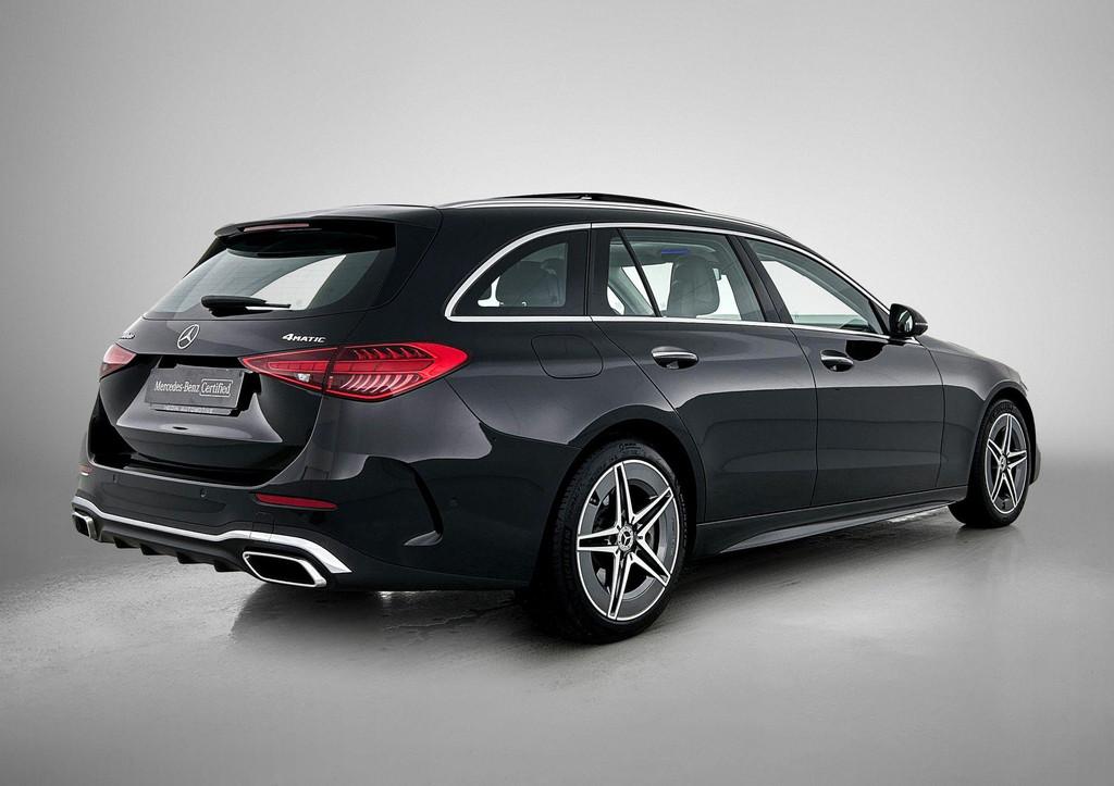 Mercedes-Benz C-Klasse 300 DE Break 4MATIC AMG Line | Panora, Auto's, Mercedes-Benz, Stof, Zwart, Plug-in hybride, 240 kW