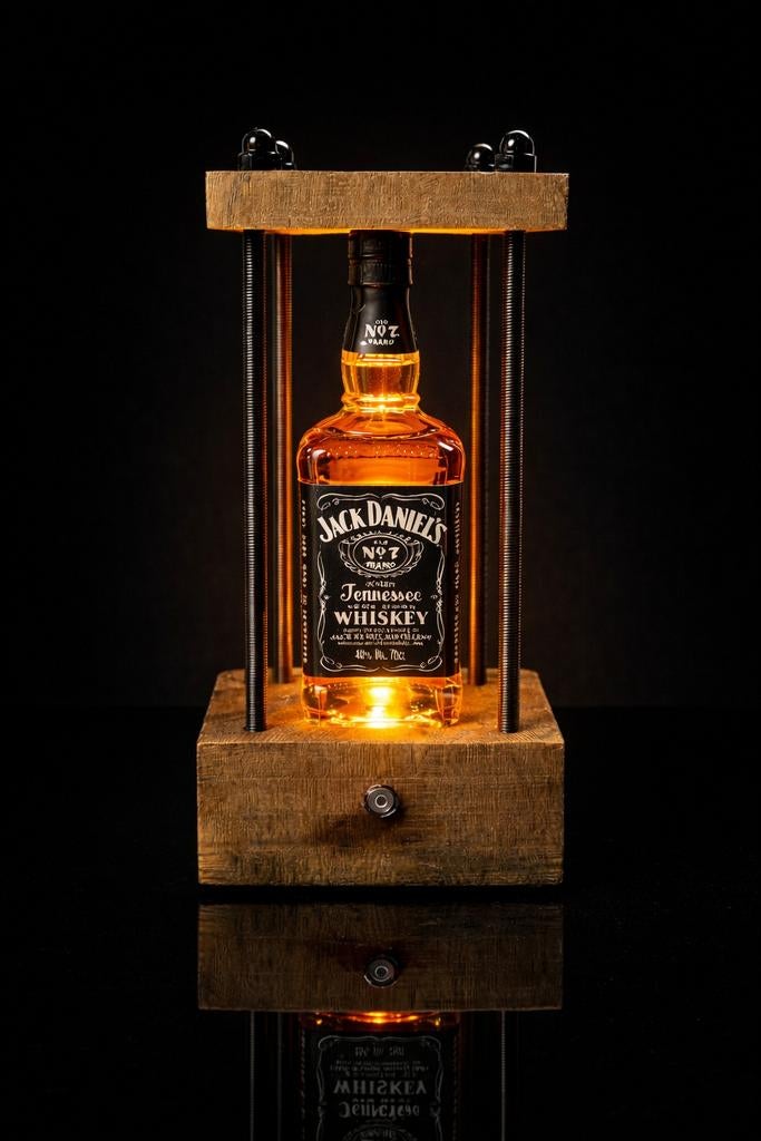 Lampe Jack Daniel's faite à la main — Lampe design industrie, Maison & Meubles, Enlèvement