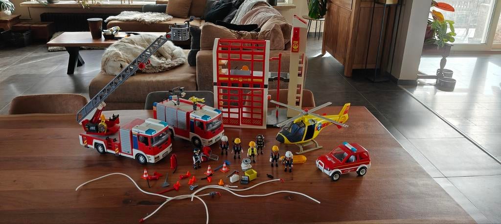 Playmobil brandweer set 2, Ophalen