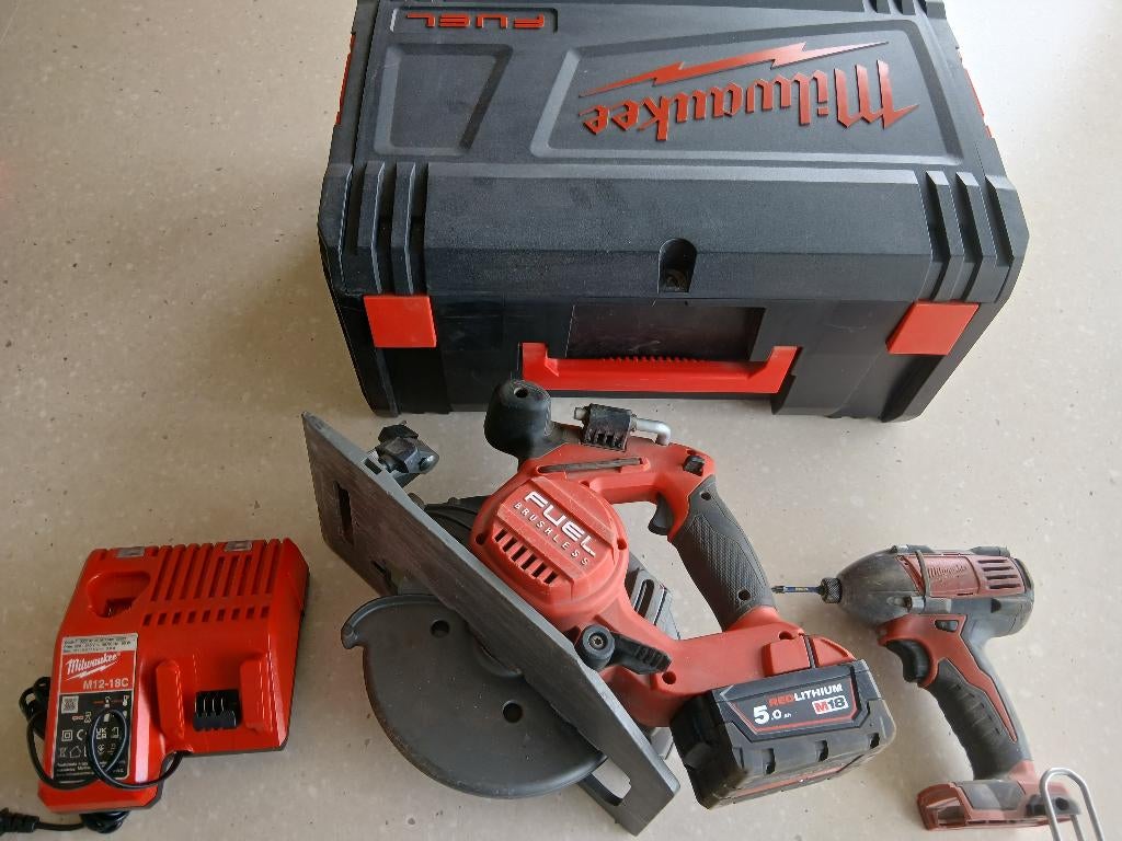 milwaukee M18, Doe-het-zelf en Bouw, Ophalen of Verzenden, Zo goed als nieuw