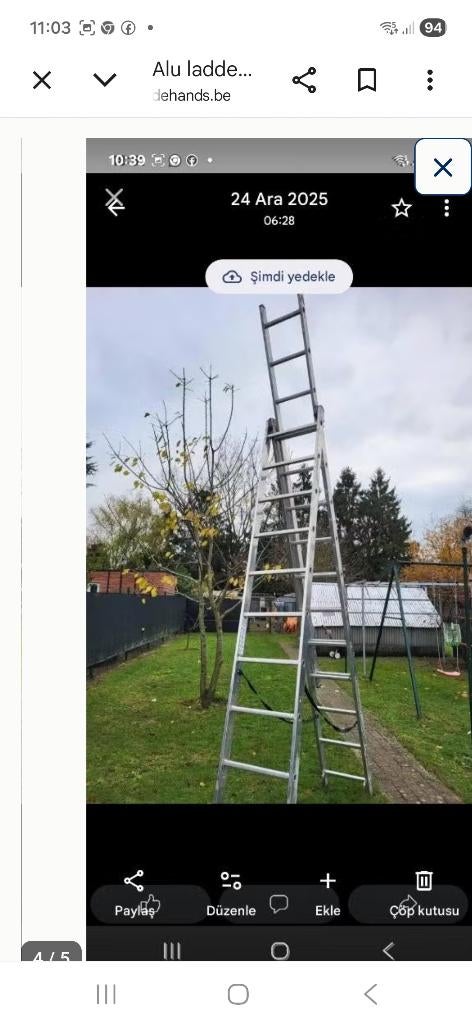 Te huur ladder, Ophalen of Verzenden