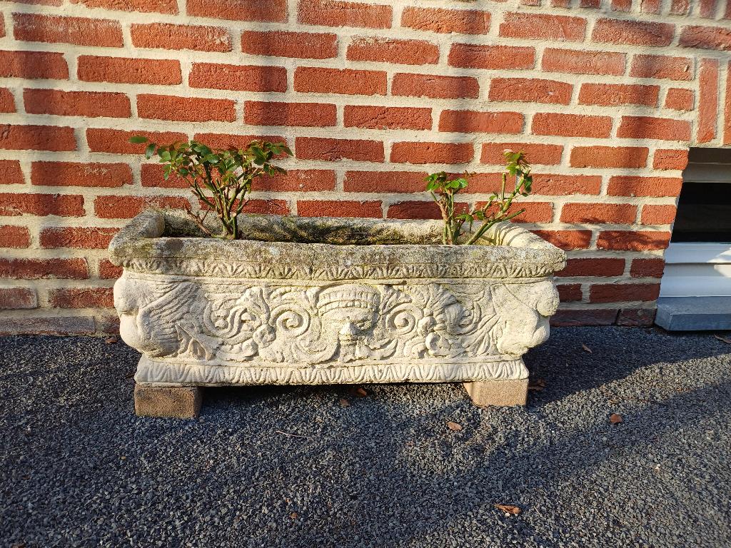 natuurstenen vaas, Ophalen, Zo goed als nieuw