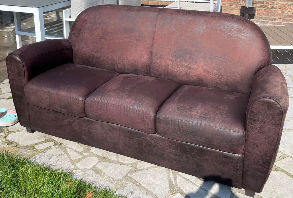 Canapé en bon etat style vintage, Maison & Meubles, Enlèvement, Utilisé, Tissus, Style vintage