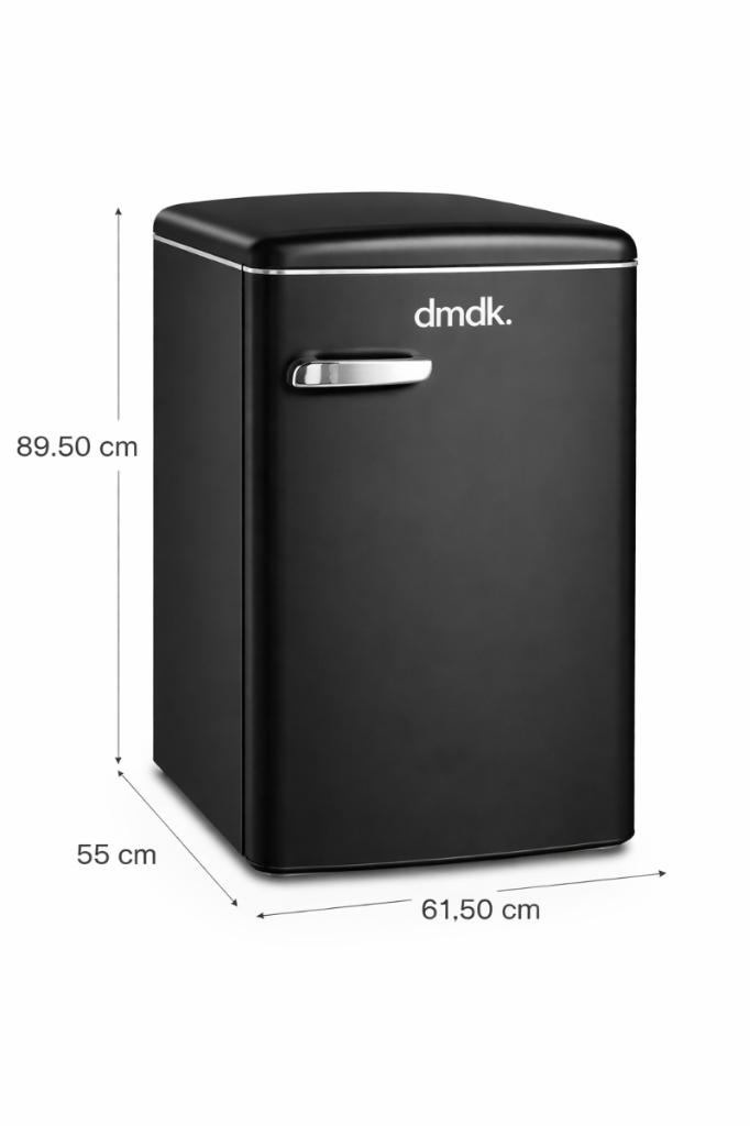 Dmdk DKB1 tafelmodel retro koelkast mat zwart energiezuinig, Elektronische apparatuur, Koelkasten en IJskasten, 100 tot 150 liter