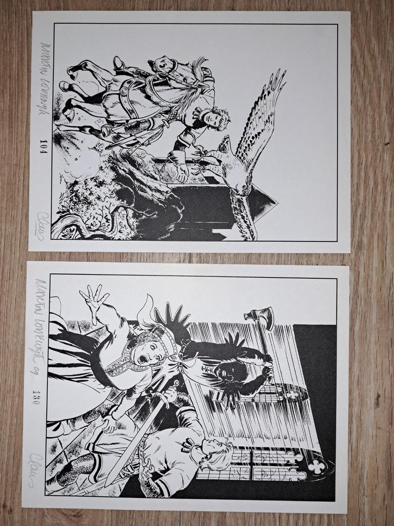 De Rode Ridder 2 ex-libris gesigneerd claus/lodewijck, Boeken, Stripverhalen, Ophalen of Verzenden