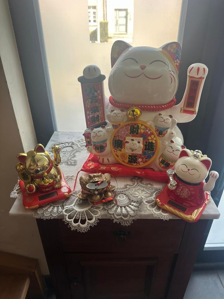 Chinees geluk katten, Ophalen of Verzenden, Zo goed als nieuw