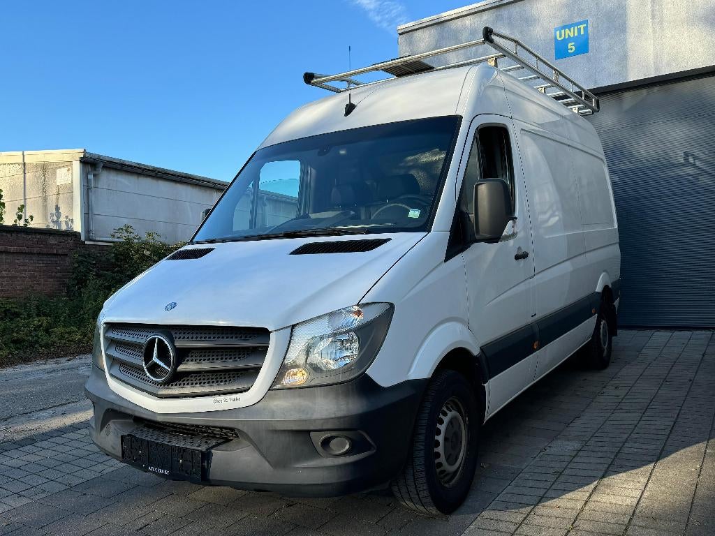 Mercedes Sprinter 319 CDI 3.0 v6 2015 AUTOMATIQUE EURO 6 btw, Autos, Camionnettes & Utilitaires, Achat, Euro 6, Noir, 6 cylindres