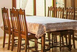 Volle eiken eetplaats, Ophalen