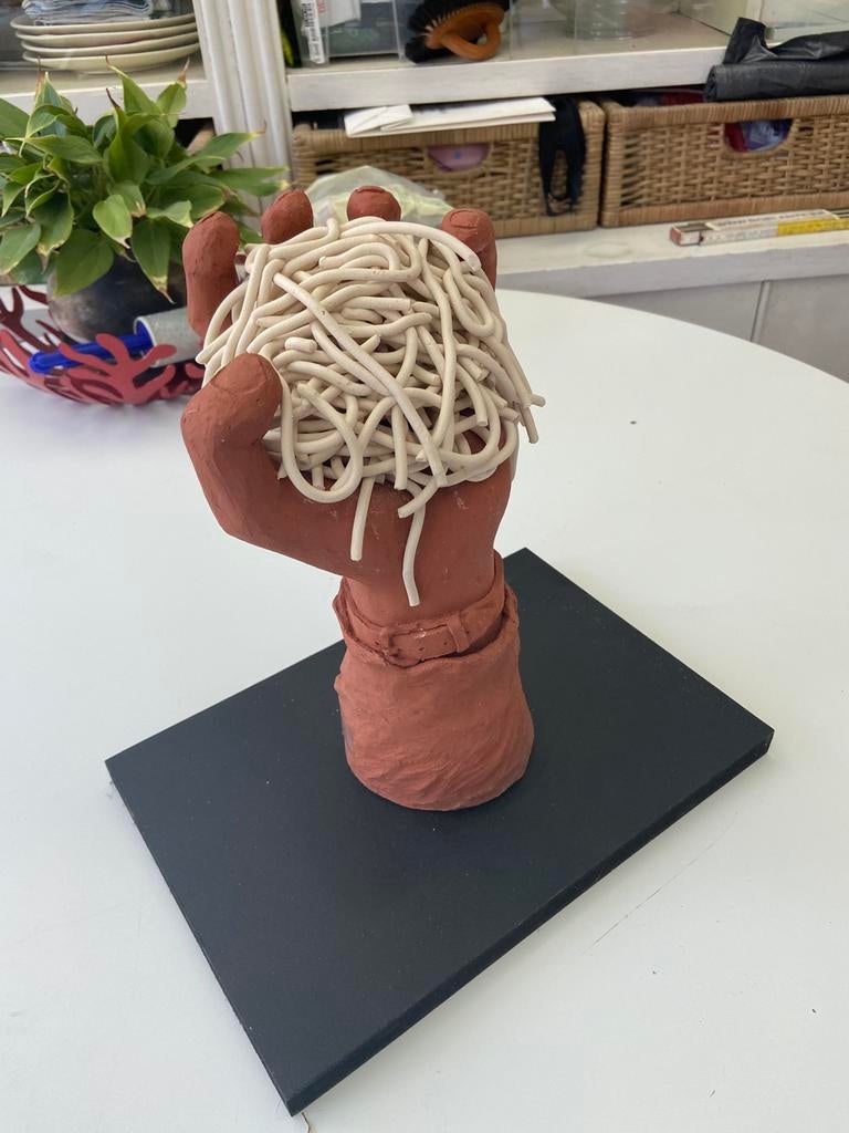 Ceramisch kunstwerk Yves de Saedeleer, Ophalen