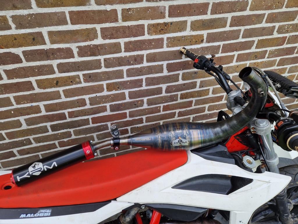 Krm 80/90 onderlangse uitlaat, Fietsen en Brommers, Ophalen, Zo goed als nieuw, Uitlaat, Krm