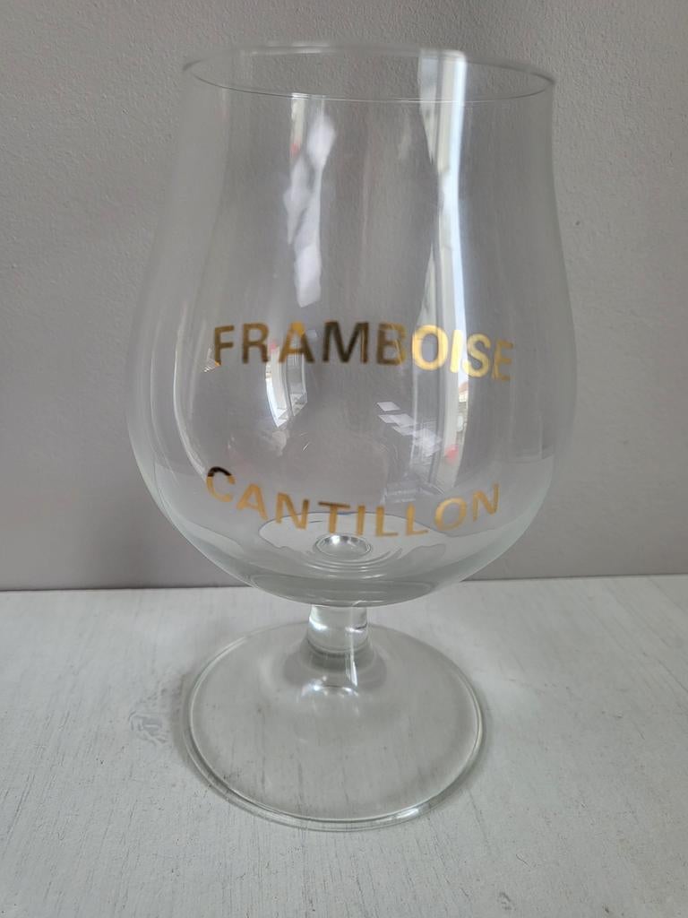 Bierglas Cantillon framboise, Verzamelen, Biermerken, Ophalen of Verzenden