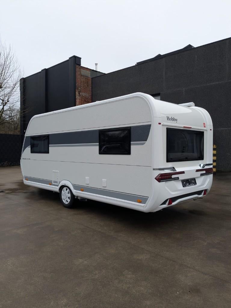 Hobby Excellent Edition 495 UL * Full option * Nieuwstaat, Caravans en Kamperen, Caravans, Omvormbare zithoek, Schokbreker, Rondzit