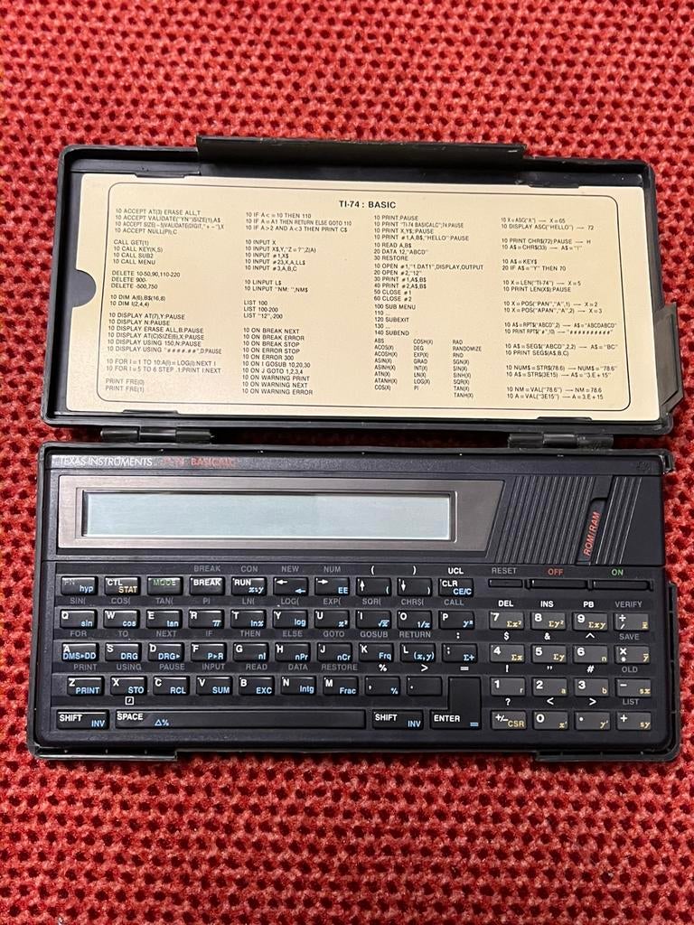 Texas TI-74 basic, Divers, Calculatrices, Enlèvement, Calculatrices graphique, Utilisé